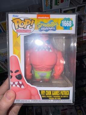Funko POP! Animation SpongeBob SquarePants Fry Cook Games Patrick #1668